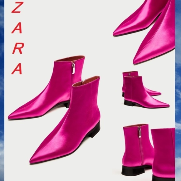 zara pink boots